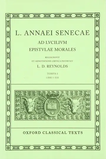 Cover of Ad Lucilium Epistulae Morales