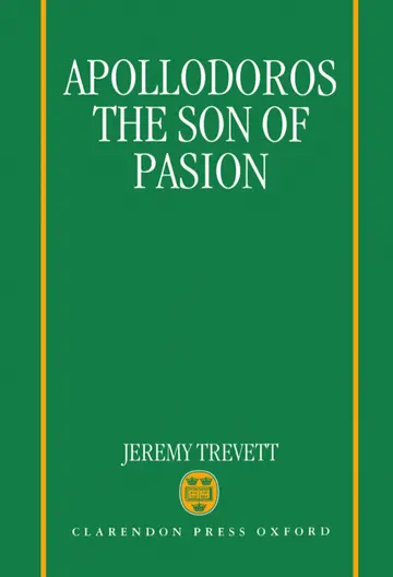 Cover of Apollodoros, the Son of Passion