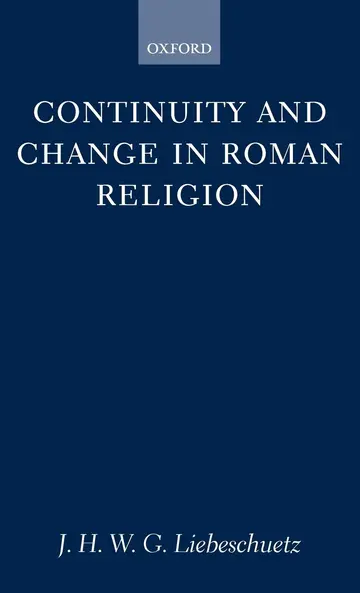 Cover of Continuity and Change in Roman Religion