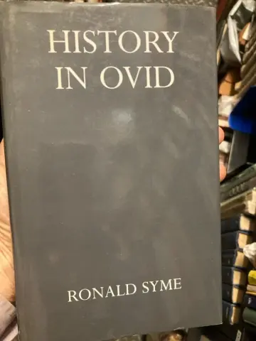 Cover of History in Ovid