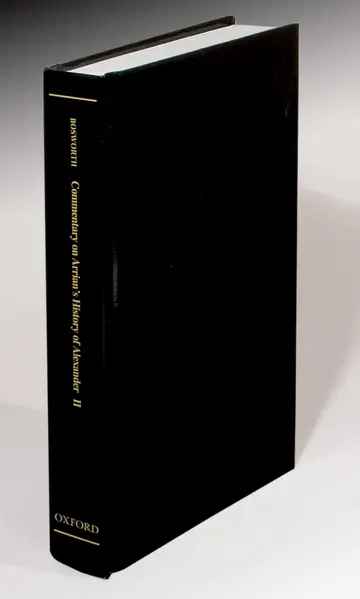 Cover of A Historical Commentary on Arrian's History of Alexander