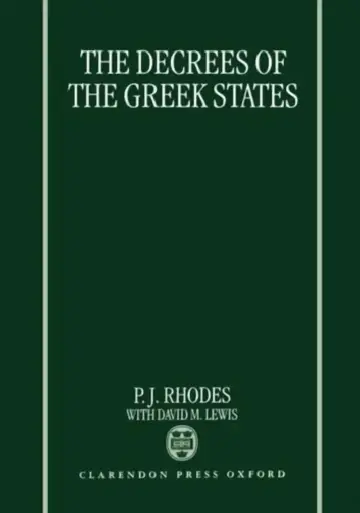 Cover of The Decrees of the Greek States
