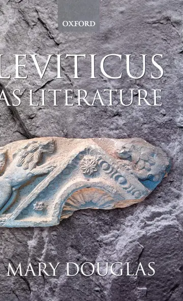 Cover of Leviticus as Literature