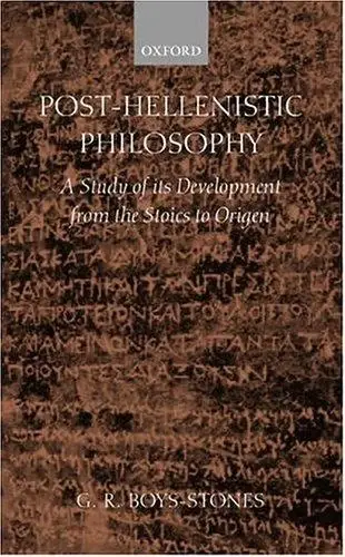 Cover of Post-Hellenistic Philosophy