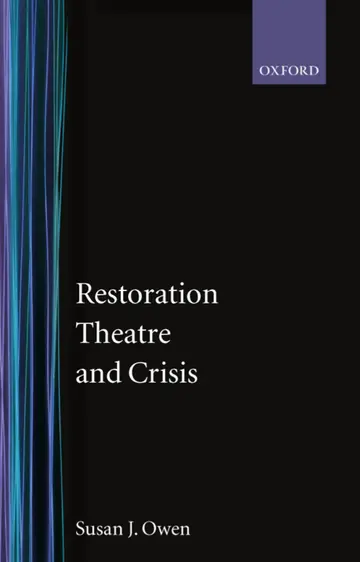 Cover of Restoration Theatre and Crisis