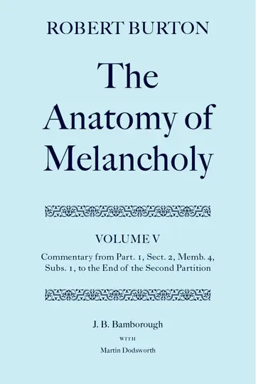 Cover of The Anatomy of Melancholy