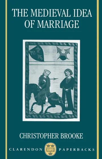 Cover of The Medieval Idea of Marriage