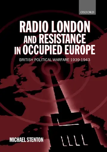 Cover of Radio London and Resistance in Occupied Europe