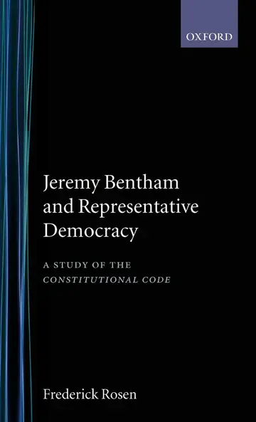 Cover of Jeremy Bentham and Representative Democracy