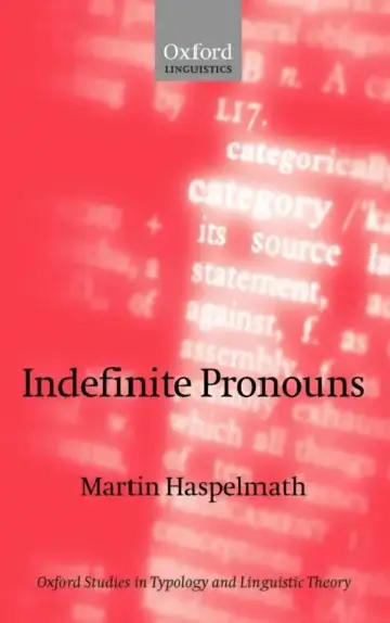 Cover of Indefinite Pronouns
