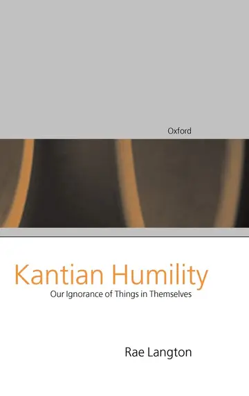Cover of Kantian Humility