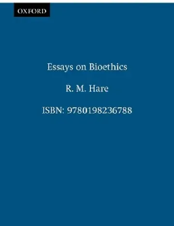 Cover of Essay on Bioethics
