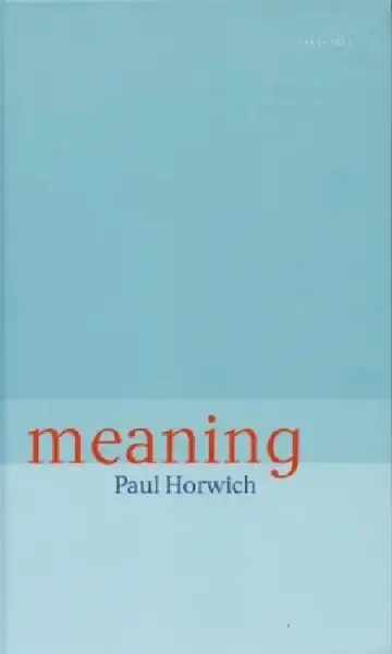 Cover of Meaning