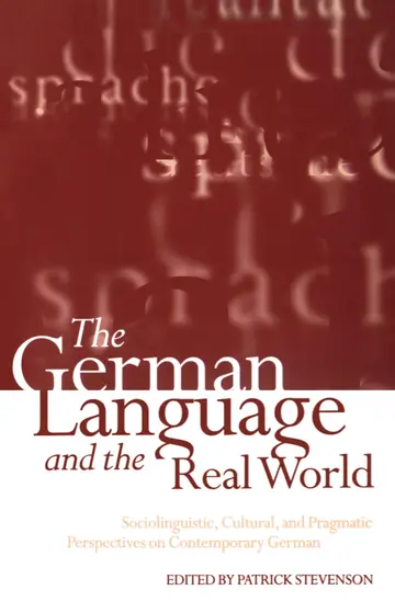 Cover of The German Language and the Real World