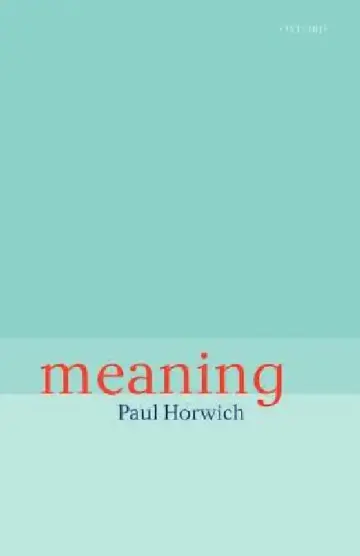 Cover of Meaning