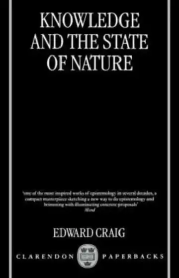 Cover of Knowledge and the State of Nature