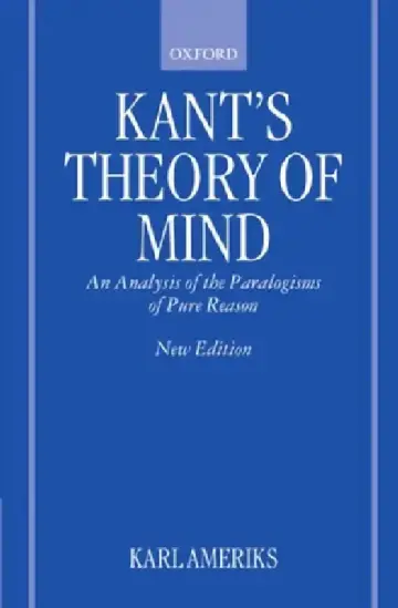 Cover of Kant's Theory of Mind