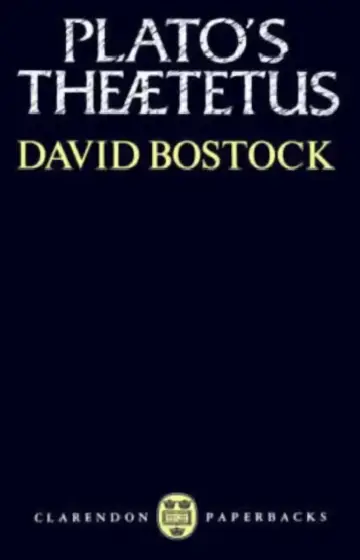 Cover of Plato's Theaetetus