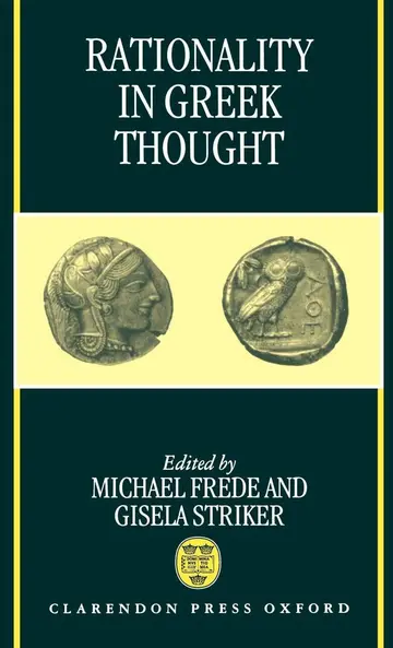 Cover of Rationality in Greek Thought