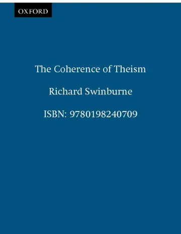 Cover of The Coherence of Theism
