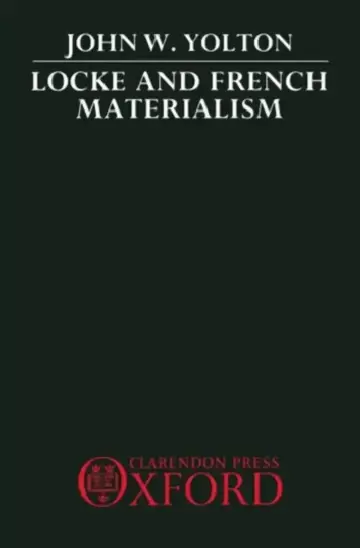 Cover of Locke and French Materialism