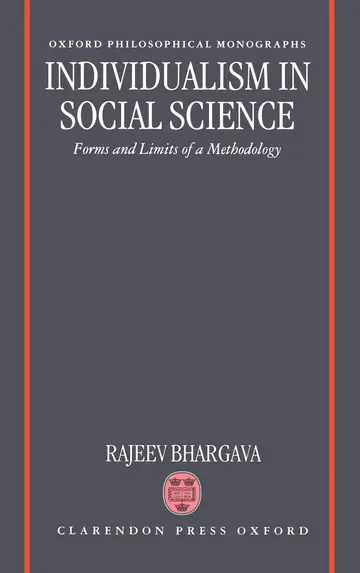 Cover of Individualism in Social Science