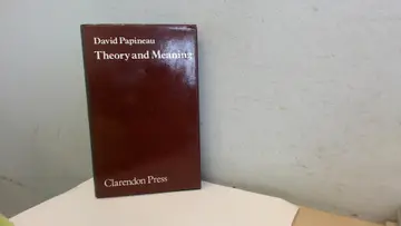 Cover of Theory and Meaning