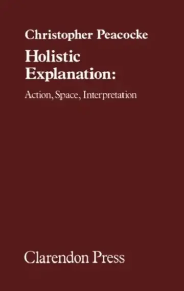 Cover of Holistic Explanation
