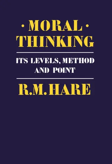 Cover of Moral Thinking