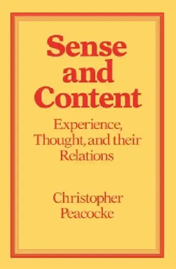 Cover of Sense and Content