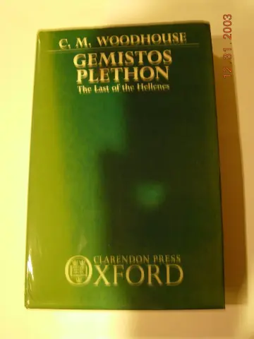 Cover of George Gemistos Plethon