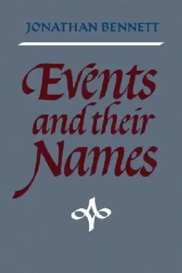 Cover of Events and Their Names