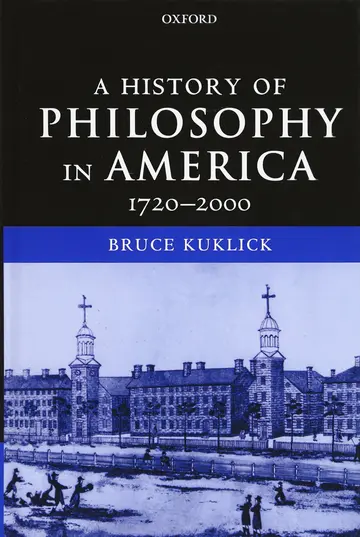 Cover of A History of Philosophy in America 1720-2000