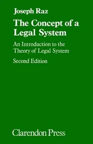 Cover of The Concept of a Legal System
