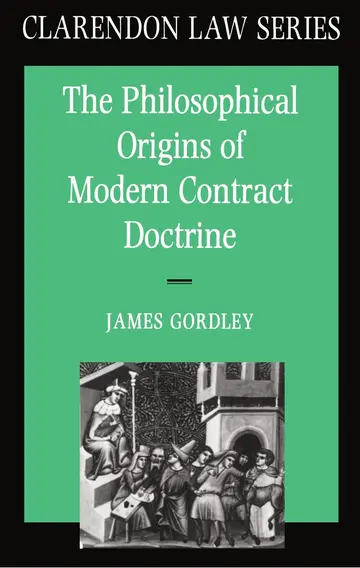 Cover of The Philosophical Origins of Modern Contract Doctrine