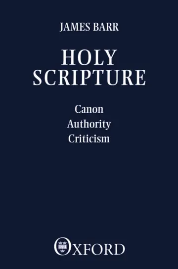 Cover of Holy Scripture