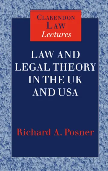 Cover of Law and Legal Theory in England and America