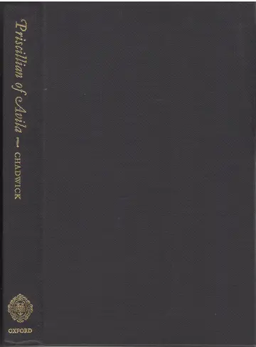 Cover of Priscillian of Avila