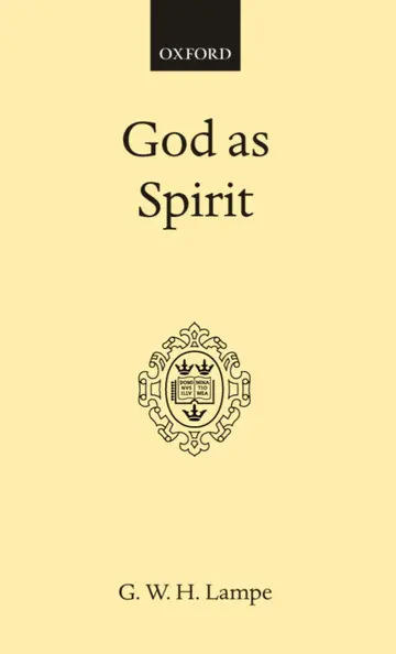 Cover of God as Spirit