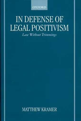Cover of In Defense of Legal Positivism