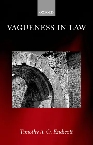 Cover of Vagueness in Law