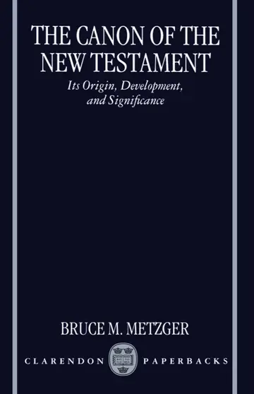 Cover of The Canon of the New Testament