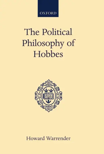 Cover of Political Philosophy of Hobbes His Theory of Obligation