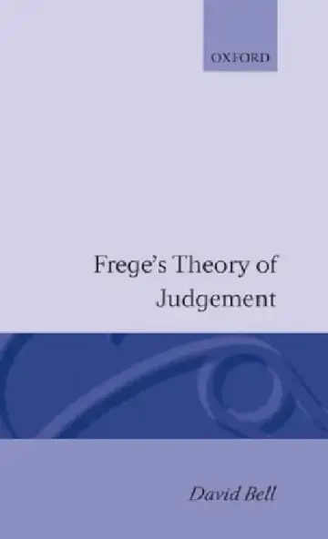 Cover of Frege's Theory of Judgement