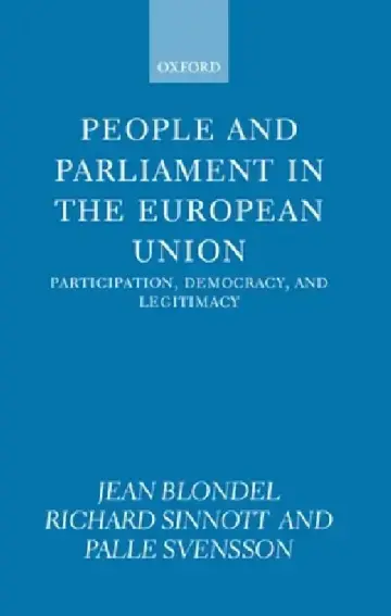 Cover of People and Parliament in the European Union