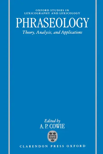 Cover of Phraseology