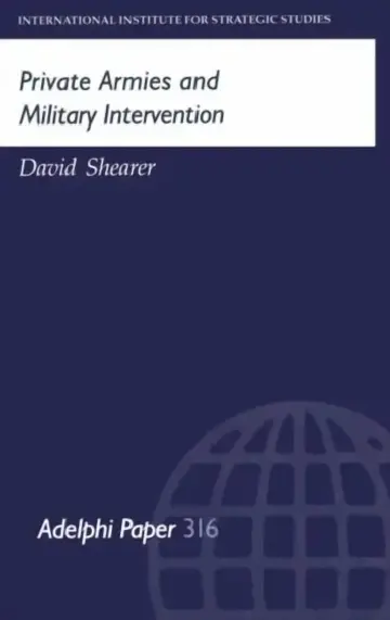 Cover of Private Armies and Military Intervention