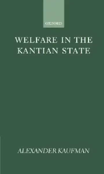 Cover of Welfare in the Kantian State