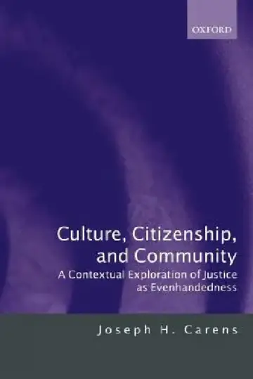 Cover of Culture, Citizenship, and Community