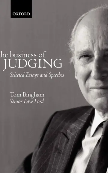 Cover of The Business of Judging